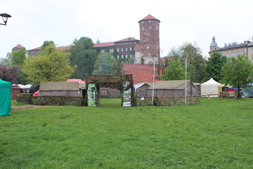 Fragment miasteczka Chorągwi Krakowskiej ZHP